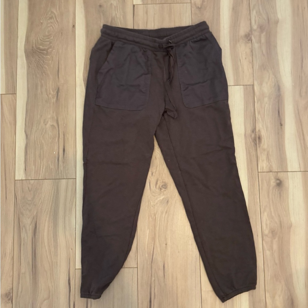 American Eagle Brown Bow Sweatpants With Pockets